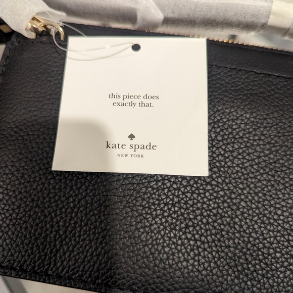 Kate Spade Larchmont Avenue Alegra Black crossbody clutch NWT - Picture 4 of 7